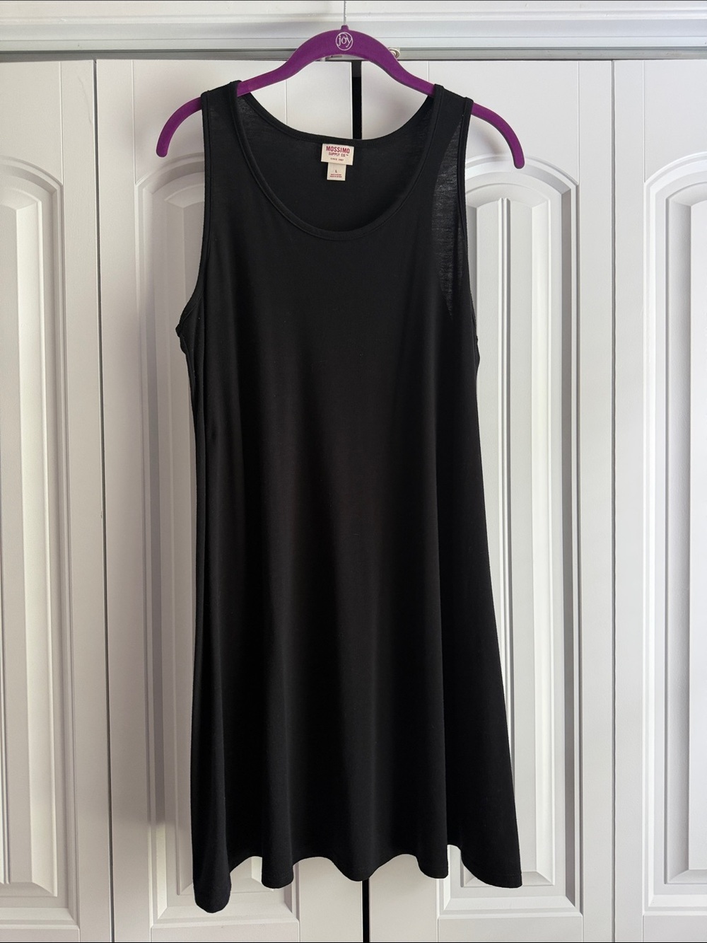 MOSSIMO SUPPLY CO WOMENS BASIC TANK TOP T-SHIRT DRESS